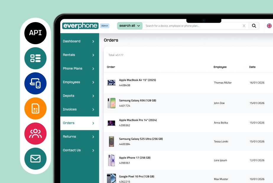 Shopfloor Digitization_Device-as-a-Service-Portal_Everphone_EN