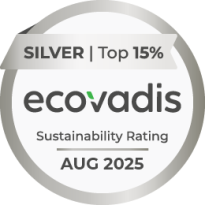 Ecovadis silver logo 2025